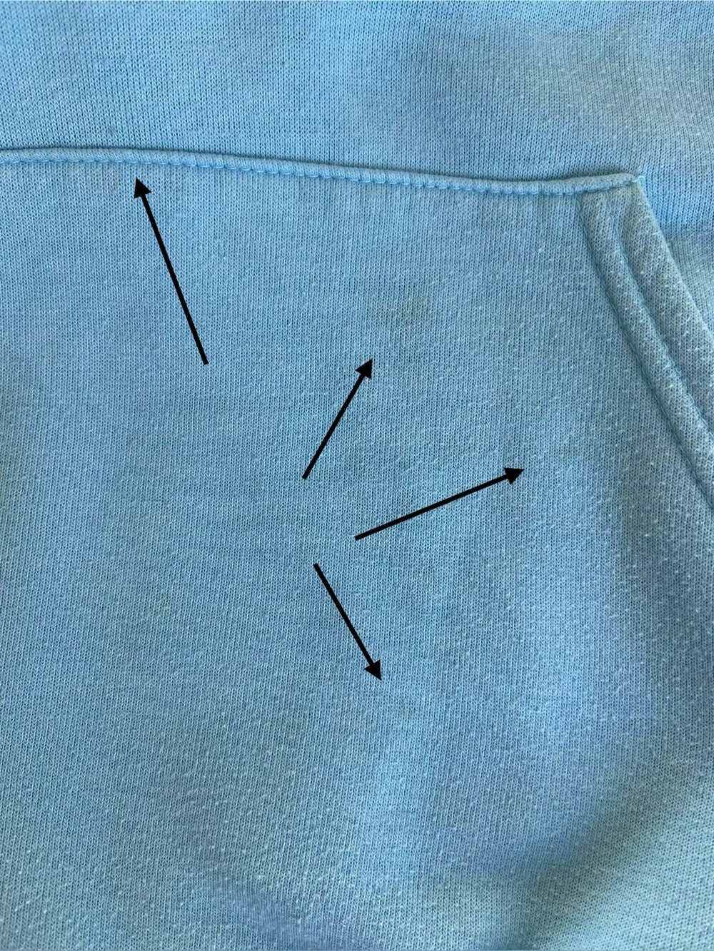 AVIATOR NATION Logo Hoodie in Light Blue 🌈 Unisex XS - Picture 12 of 17